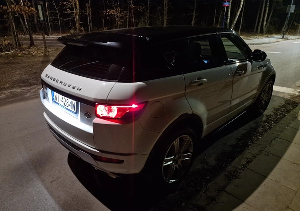 Land Rover Range Rover Evoque cena 75000 przebieg: 202042, rok produkcji 2014 z Warszawa małe 562